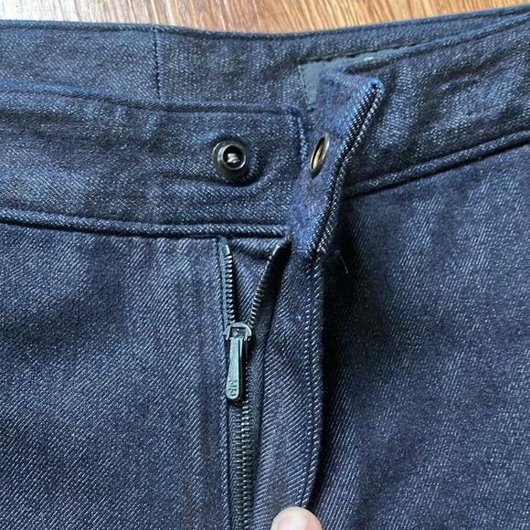 RAG & BONE Dark Wash Skinny Jeans Seamed Equestrian Raw Seam Stretch Denim 28 - Picture 6 of 7